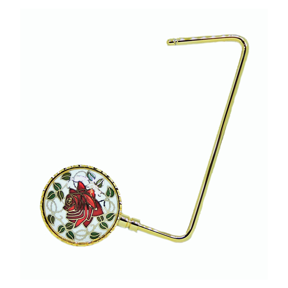 custom enamel logo bag hanger